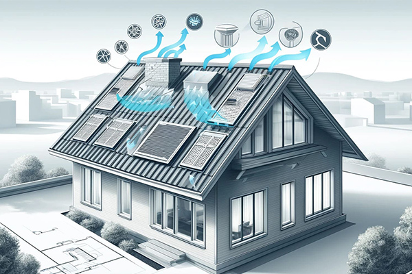 Imagen de una infografía de la importancia de la ventilación de un tejado